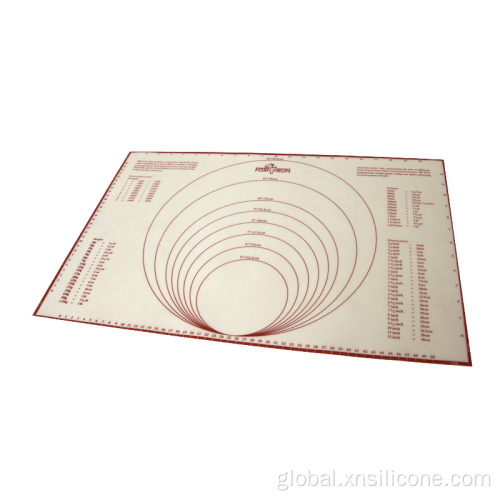 Customized eco-friendly silicone baking rolling dough mat